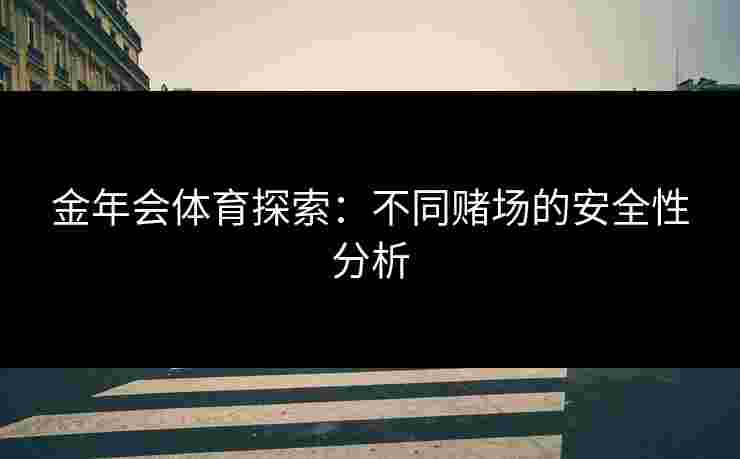 金年会体育探索：不同赌场的安全性分析